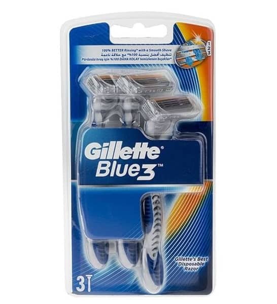 پک سه تایی blue3 ژیلت