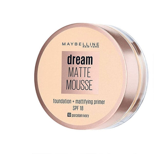خرید کرم پودر و پرایمر موس میبلین مدل Dream Matte Mousse