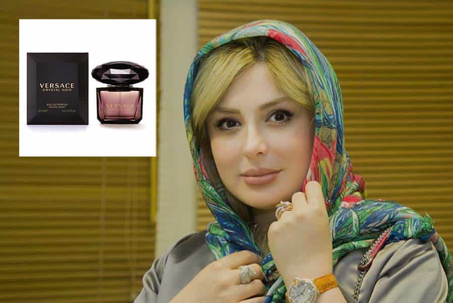 خرید عطر مورد علاقه نیوشا ضیغمی VERSACE - Crystal Noir EDP
