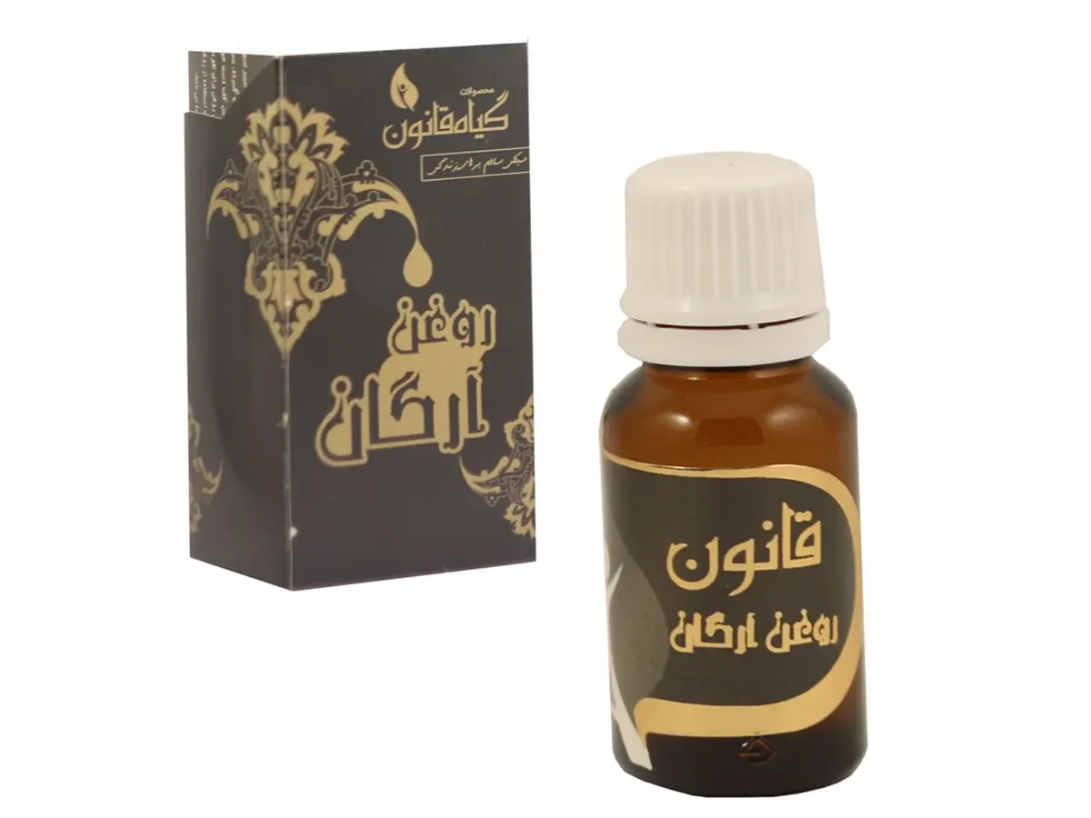 روغن ترمیم کننده مو گیاه قانون مدل آرگان حجم 18 میلی لیتر - بهترین روغن برای ابریشمی شدن مو